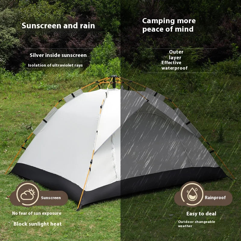 Pakicetus Automatic Quick Opening Camping Tent With Dual Doors Rainproof