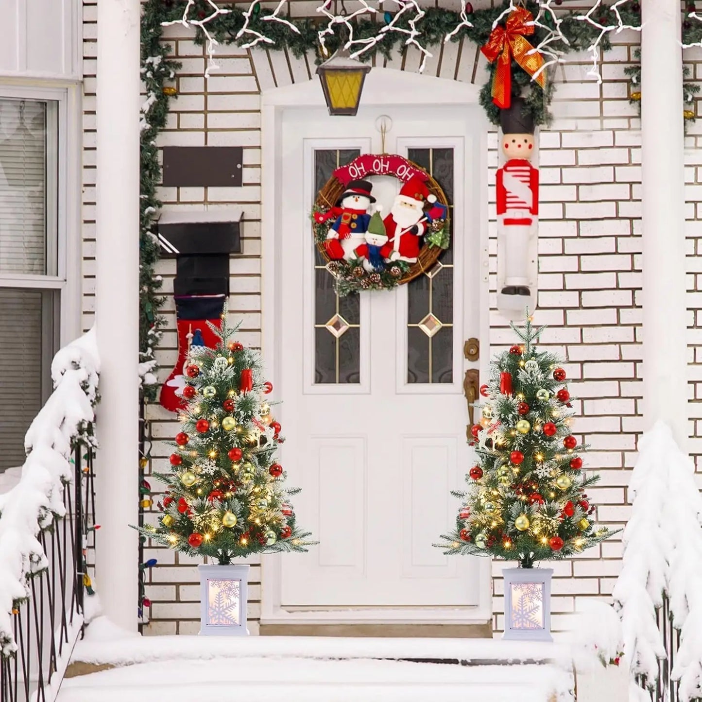 HiMIS Fiber Optic Pre-Lit Christmas Tree With 78 LEDs