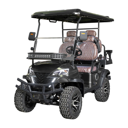 4P 60V Electric Golf Cart With 5KW Motor 25 MPH