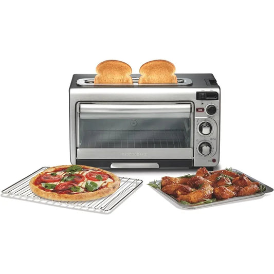 XMSJ 2 In 1 CountertopOven ToasterOven And Long Slot