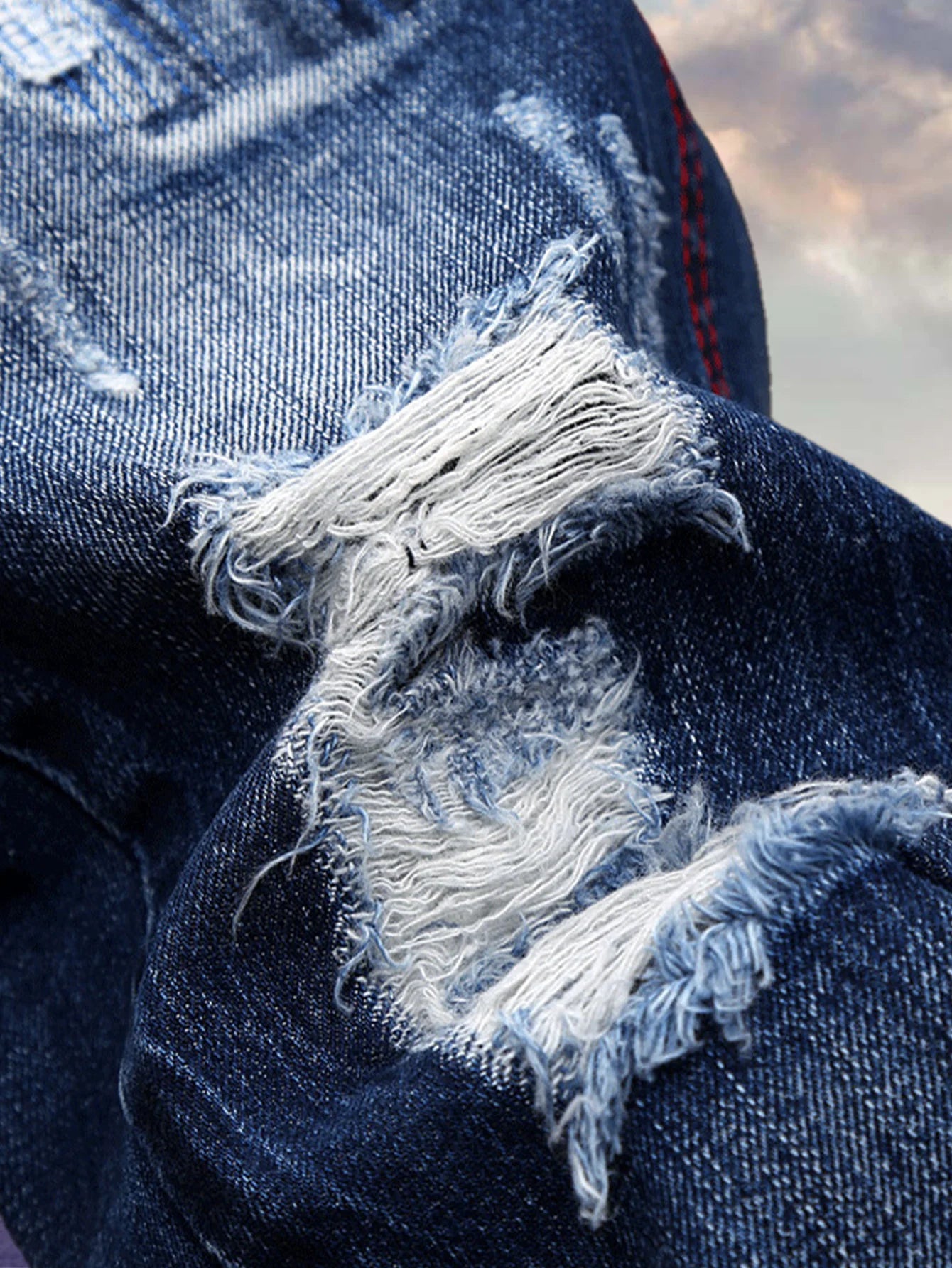 Men's Straight Jeans Cotton Blend for Everyday Wear