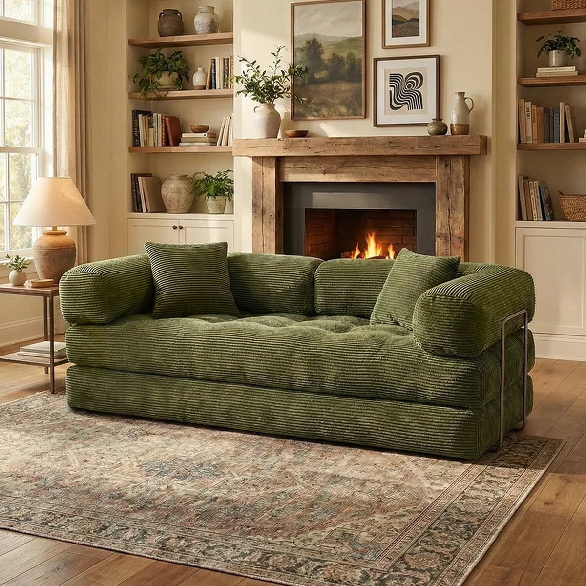 YQzyphyna Futon Sofa Bed 4in1 Convertible Couch For Living Room